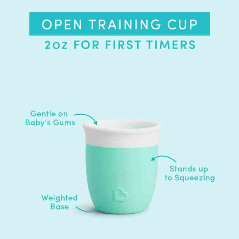 Munchkin 2oz Cest Silicone Open Training Cup
